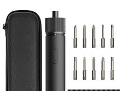 $21.99 – Hoto W1 Rechargeable Electric Screwdriver with LED Light, 3 Torque Settings and 10 S2 Bits