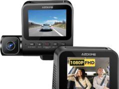 $22.99 – Azdome V600 3” Screen 1080p Dual Dash Cam