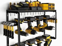 $19.99 – 3-Tier Spampur Wall-Mount Power Tool Organizer (Yellow) + Free Shipping w/ Prime or on $35+ 3-Tier Spampur Wall-Mount Power Tool Organizer in yellow