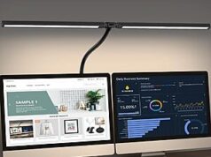 $27.91 – Pzloz Smart LED Gooseneck Desk Lamp w/ Clamp & Remote (Black) – + Free Shipping Pzloz Smart LED Gooseneck Desk Lamp with Clamp & Remote (Black)