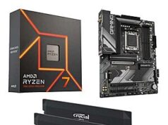$500.00 – AMD Ryzen 7 7700X + Gigabyte B650 Gaming X AX v2 + G.Skill Flare X5 Series 32GB DDR5-6000 Kit Bundle $500 + Free Store Pickup AMD Ryzen 7 7700X bundle with Gigabyte B650 Gaming X AX v2 motherboard and G.Skill Flare X5 Series DDR5-6000 memory kit