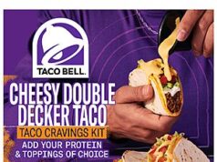 $2.54 – 14-Ounce Taco Bell Cheesy Double Decker Taco Dinner Kit w/ S&S + Free Shipping w/ Prime or on $35+ 14-Ounce Taco Bell Cheesy Double Decker Taco Dinner Kit