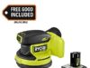 $119.00 – RYOBI ONE+ HP 18V Brushless Cordless 5 in. Random Orbit Sander w/ free 2.0 Ah HIGH PERFORMANCE Battery – $119 @ Home Depot RYOBI ONE+ HP 18V Brushless Cordless 5 in. Random Orbit Sander with free battery