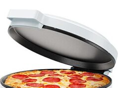 $39.99 – Chefman Everything Maker & Pizza Oven, 1440W Countertop Electric Pizza Maker w/12” Nonstick Cooking Plates, Plus Makes Quesadillas, Omelettes & More Chefman Everything Maker & Pizza Oven, 1440W Countertop Electric Pizza Maker w/12” Nonstick Cooking