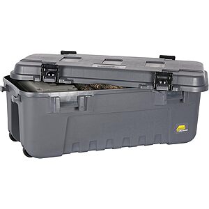 108-Quart Plano Sportsman Storage Trunk on sale 108-Quart Plano Sportsman Storage Trunk w/ Wheels in gray