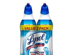 $3.72 – Lysol Toilet Bowl Cleaner Gel, Bleach Free, Ocean Fresh Scent (Pack of 2) on Sale for at Amazon Lysol Toilet Bowl Cleaner Gel in pack of 2
