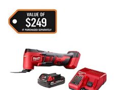 $99.00 – $99*:Milwaukee M18 18V Lithium-Ion Cordless Oscillating Multi-Tool Kit with one 1.5 Ah Battery & Charger at HomeDepot Milwaukee M18 Cordless Oscillating Multi-Tool Kit