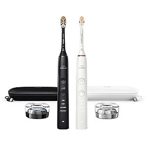 Deal on 2-Pack Philips Sonicare DiamondClean Connected Electric Toothbrush 2-Pack Philips Sonicare DiamondClean Connected Electric Toothbrush with Travel Cases