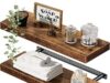 $9.98 – *:2-Pack 15.7″ QEEIG Bathroom Floating Shelves (Rustic Brown) at Amazon 9982pack 157 qeeig bathroom product image