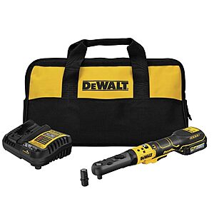 DEWALT DCF510GE1 cordless ratchet set deal DEWALT 20V MAX XR Cordless Ratchet Set with sealed head design