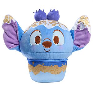 Disney Munchlings Squeeze-A-Munch Deal 10" Disney Munchlings Squeeze-A-Munch Large Scented Blueberry Crumble Frozen Yogurt Stitch toy