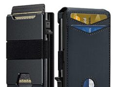 $6.98 – furid Slim Smart Wallet w/ Pop Up Card Holder & Cash Belt (Black) + Free Shipping w/ Prime or on $35+ Furid Slim Smart Wallet in black with pop-up card holder and cash belt