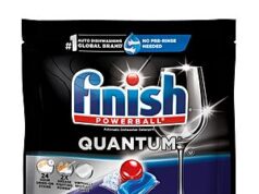 $1.75 – Finish Quantum Dishwasher Pods 14-Count clipped with Q and Subscribe & Save on Amazon Finish Quantum Dishwasher Pods in a 14-count pack