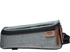 $5.99 – Bell Stowaway 500 Bike Frame Bag w/ Phone Sleeve (Gray) + Free Shipping Bell Stowaway 500 Bike Frame Bag with Phone Sleeve in Gray