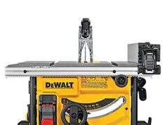 $313.60 – DeWalt DWE7485 15 Amp 8-1/4 in. Compact Portable Jobsite Table Saw $313.6 DeWalt DWE7485 15 Amp jobsite table saw in use