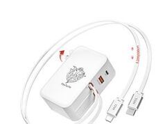 $15.59 – FlexTurtle 4-in-1 Retractable Wall Charger w/ Lighting Cable, USB-C Cable, USB-C & USB-A Ports + Free Shipping w/ Prime or on $35+ FlexTurtle 4-in-1 Retractable Wall Charger with USB-C, USB-A, Lightning Cable