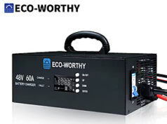 $150.00 – ECO-WORTHY Upgraded 48V Lithium Battery Charger – Adjustable Current