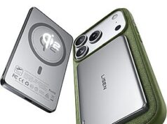 $16.99 – LISEN 5000mAh Qi2 Wireless 15W Ultra Slim MagSafe Power Bank w/ 22.5W USB-C & 1.6′ USB-C to USB-C Cable (Ice Gray) LISEN 5000mAh Qi2 Wireless Power Bank in Ice Gray with MagSafe