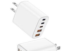 $10.00 – 2-Pack 40W Fast Charging USB C & USB A Wall Adapter