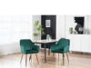 $64.00 – 2-Pack Mainstays Dining Chair in Green Velvet with Gold Legs $64 + Free Shipping 2-Pack Mainstays Dining Chair in Green Velvet with Gold Legs