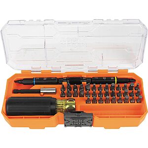 Klein Tools 32501HD KNECT Multi-Bit Screwdriver Set deal Klein Tools 32501HD KNECT Multi-Bit Screwdriver Set with MODbox Case