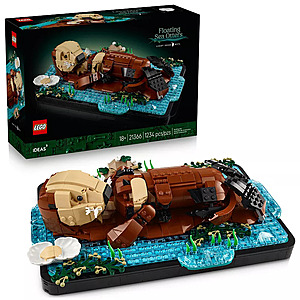 Deal on 1234-Piece LEGO Ideas Floating Sea Otters at Kohl's 1234-Piece LEGO Ideas Floating Sea Otters in a box