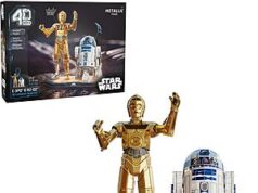 $16.82 – 416-Piece 4D Build Star Wars: C-3P0 & R2-D2 Model Kit w/ Display Stand + Free Shipping w/ Prime or on orders over $35 416-piece Star Wars: C-3P0 & R2-D2 model kit with display stand