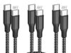 $3.99 – 3-Pack 10′ 60W Bkayp USB C to USB C Cable (Black) + Free Shipping w/ Prime or on $35+ 3-Pack 10' Bkayp USB C to USB C Cable (Black)