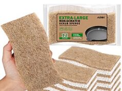 $5.99 – 12-Count Aidea XL Non-Scratch Natural Dish Sponges ($0.49 each) + Free Shipping w/ Prime or on $35+ 12-Count Aidea XL Non-Scratch Natural Dish Sponges