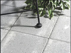 $1.00 – Lowe’s 12.0-in L x 12.0-in W x 2.0-in H Square Gray Concrete Patio stone Large | 104601999 $1 12x12 concrete patio stone from Lowe's