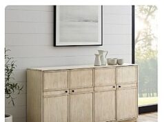 $89.99 – Walker Edison Classic 4 Door Closed Storage Buffet, Birch Walker Edison Classic 4 Door Closed Storage Buffet in Birch