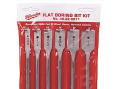 $11.07 – 6-Piece Milwaukee Spade Bit Kit + Free Shipping w/ Prime or on $35+ Milwaukee Spade Bit Kit with six spade bits in various sizes