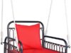 $50.00 – Tangkula Patio Wicker Porch Swing w/ Cushions, Metal Frame & 2x Hanging Ropes (Up to 400 lbs, Red) $50 + Free Shipping Tangkula Patio Wicker Porch Swing with red cushions and hanging ropes