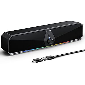 SENZER CS30 Soundbar Deal SENZER CS30 Bluetooth LED Soundbar for PC/Laptop