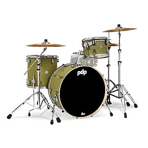 PDP Concept Maple Rock 3-Piece Drum Set on sale PDP Concept Maple Rock 3-Piece Shell Pack in Satin Olive