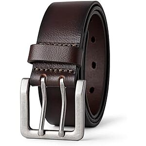 Amazon Essentials Men's Leather Belt Deal Amazon Essentials Men's Double Prong Leather Belt