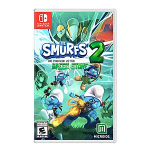 Amazon deal on The Smurfs 2: Prisoner of the Green Stone for Nintendo Switch The Smurfs 2: Prisoner of the Green Stone Nintendo Switch physical game
