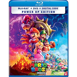The Super Mario Bros. Movie Blu-ray Deal The Super Mario Bros. Movie Blu-ray + DVD + Digital