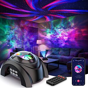 Rossetta Dual Lens Galaxy Light Projector sale Rossetta Dual Lens Galaxy Light Projector in space black