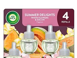 4-Count Air Wick Plug-In Scented Oil Refills (Summer Delights) on Amazon
