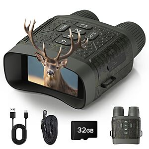 Hotpeak Night Vision Binoculars Deal on Amazon Hotpeak Night Vision Binoculars with 3 inch LCD screen