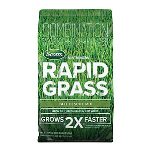 Scotts Turf Builder Rapid Grass Tall Fescue Mix Deal 5.6-Lb Scotts Turf Builder Rapid Grass Tall Fescue Mix