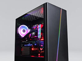 CyberPower PC gaming desktop with AMD Ryzen 7 7800X3D and NVIDIA RTX 5070 ti