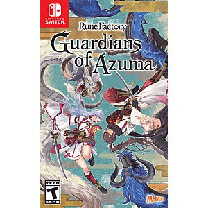 Amazon deal on Rune Factory Guardians of Azuma for Nintendo Switch Rune Factory Guardians of Azuma Nintendo Switch game box art