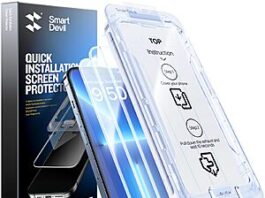 3-Pk SMARTDEVIL Tempered Glass Screen Protectors for iPhone 12/13/14/15/16 Series