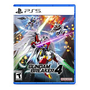 Gundam Breaker 4 PS5 game deal Gundam Breaker 4 PS5 game box art