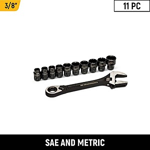 Gearwrench Adjustable Wrench Set Deal Gearwrench 3/8 in. Drive Pass-Thru Adjustable Wrench Set