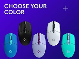 Logitech G305 Lightspeed Wireless Gaming Mouse in multiple colors