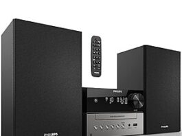 Philips Bluetooth Stereo System for home with CD player