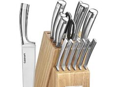 $83.00 – 15-Piece Cuisinart Professional Stainless Steel Cutlery Block Set $83 + Free Shipping 15-Piece Cuisinart Professional Stainless Steel Cutlery Block Set